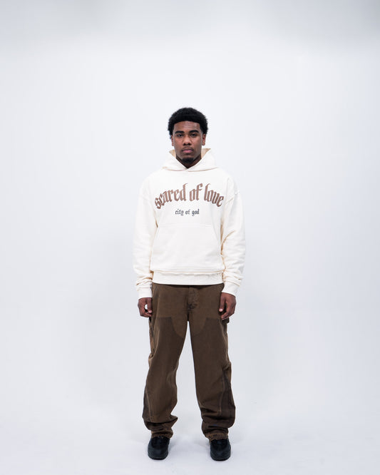 "SCARED OF LOVE" BEIGE